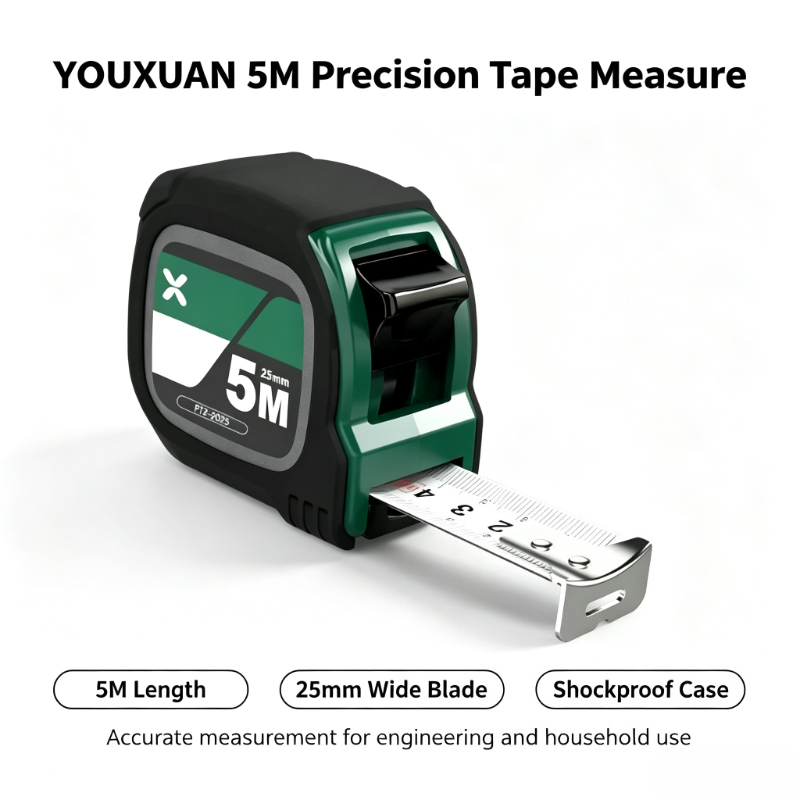 Stanley Tape 25Ft - YOUXUAN 5M meetlint, 25 mm breed,