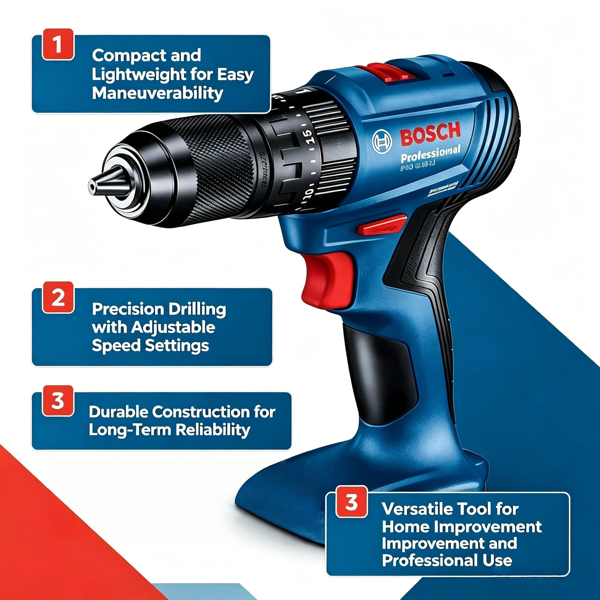 Bosch GSB 185-LI 18V accu-slag - Bosch Drill Gsb 18V recensie en prijs