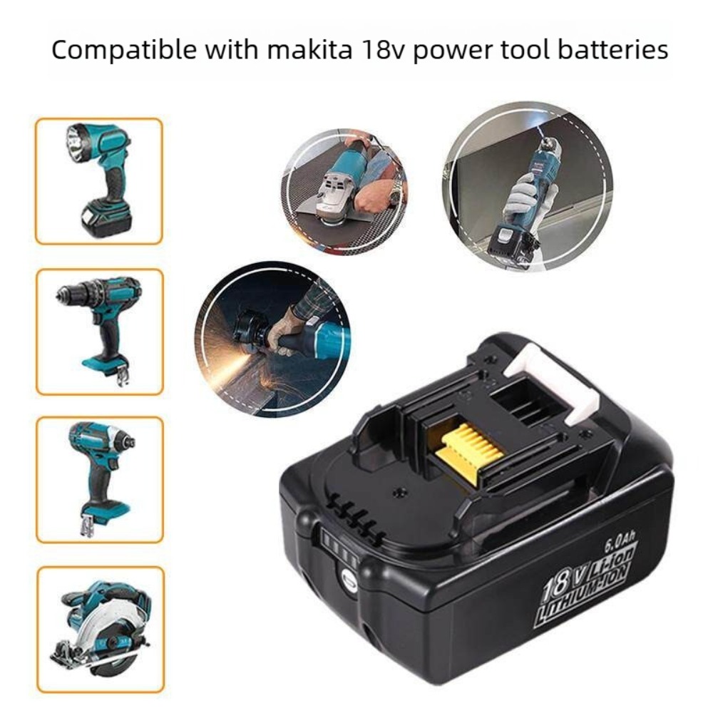 6000mAh Verbeterde Batterij vo - Makita Drill Dtw300 recensie en prijs