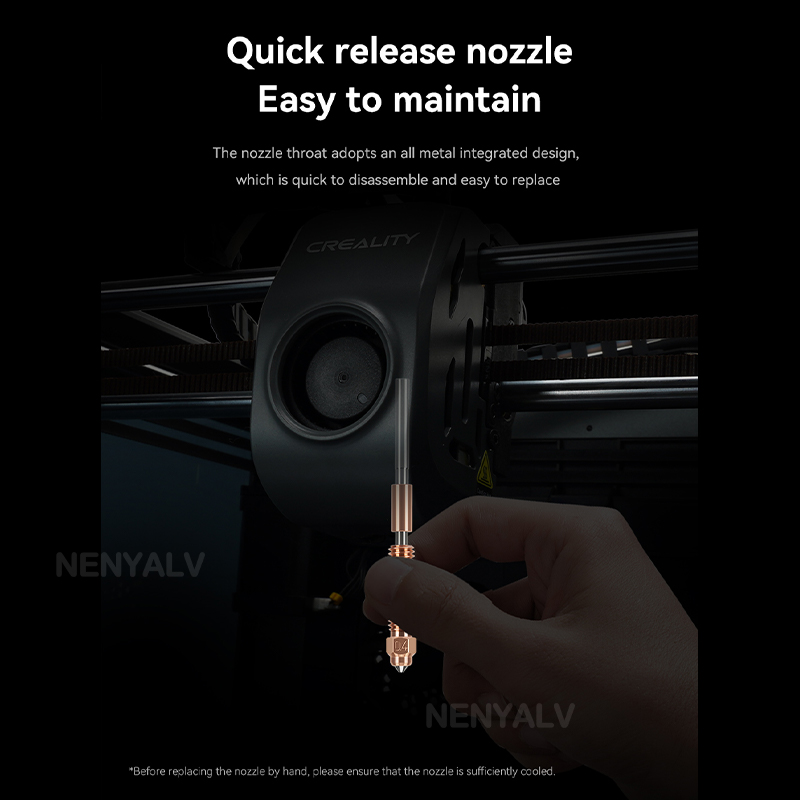 Voor Creality K1C/K2 SE Nozzle - Creality Printer K1 recensie en prijs